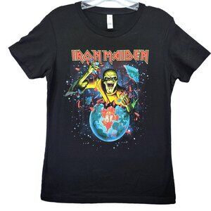 Y2K Iron Maiden Next Level Band Tee - Youth Large 🎸🔥